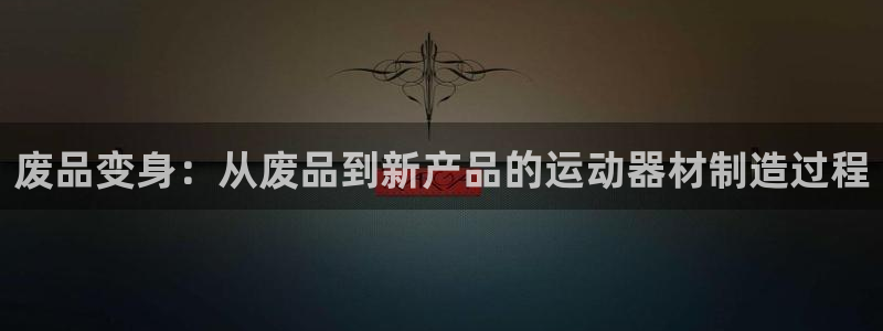 zoty中欧体育官网下载：废品变身：从废品到新产品的运动器材